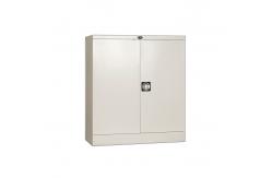 China Knocked Down Construction Metal Cupboard Cabinet With Two Doors supplier