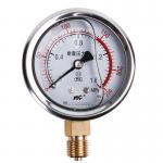 YN60 Hydraulic Radial Vacuum Pressure Gauge Shockproof 1.6MPa for sale