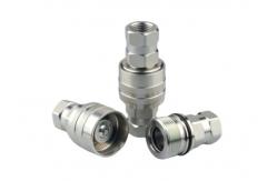 China Thread Locked Hydraulic Quick Coupling Socket With Valve Plug / Valve CVV supplier
