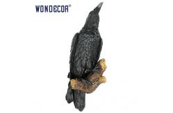 China Weatherproof Crow Bird Metal Wall Art Smooth Texture supplier