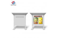 China Pillar Standing Two Screen Panel Outdoor LCD Digital Signage For School supplier