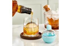 China Light Bulb Circle Sphere Ice Cube Trays Silicone Ice Ball Mold 100ml supplier