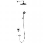 Bathroom Head Shower And Handshower Built-in Bath Shower Set Round Factory Directly Sell for sale