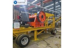 China Lab Portable Mobile Small Jaw Crusher Tracked Diesel Jaw Stone Crusher supplier