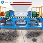 High Capacity Durable Build Double Shaft Shredder For Wood Processing Industry for sale