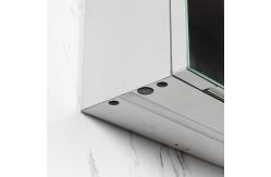 China Mirrored Cabinets Customized Aluminum LED Illuminated Bathroom Vanity Mirror Cabinet supplier