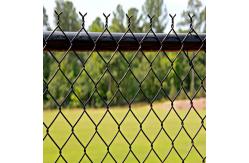 China 3.0MM Metal Wire Mesh Fence Chain Link Fence Woven Rust Resistance supplier