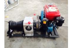China Power Construction 1T Diesel Cable Winch With Water Cooled Diesel Engine supplier