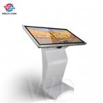 High Definition Android 8.0 CMS Multi Touch Kiosk Silver K Base