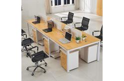 China Interior Design Office Workstation Partition Veneer Finish Standard Size supplier