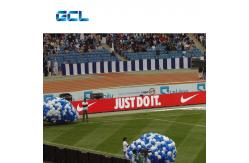 China IP65 Waterproof Football Stadium Perimeter LED Advertising Display Screen with High Brightness supplier