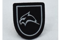 China 3D Raised Uniform TPU Badges Heat Press Iron On Patches supplier