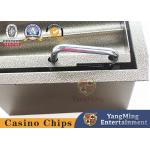 Metal Double Layer Locking Chip Float Poker Table Chip Game for sale