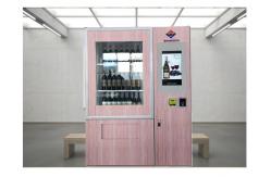 China Conveyor Elevator Alcohol Vending Machine No Touch Purchase Security Camera supplier
