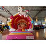 Commercial Inflatable Unicorne Jump Bouncy Castle Inflatable Bouncer For Kids for sale