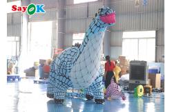 China Giant Attractive Green Inflatable Dinosaur Model Advertising In Party Events supplier