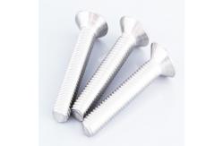 China Coarse Thread Stainless Steel Flat Socket Cap Screw Various Sizes supplier