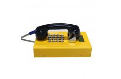 China Full Keypad Stainless Steel Rugged Jail Phone SIP GSM With Handset supplier