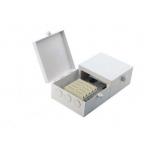 Telecommunication Wall Mount Fiber Termination Box With Back Mount Frame for sale
