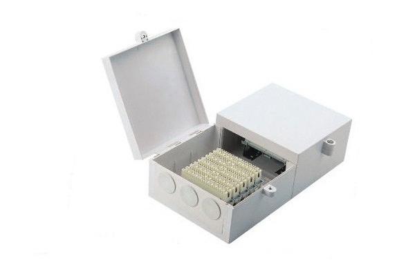 Telecommunication Wall Mount Fiber Termination Box With Back Mount Frame