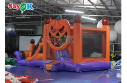 China Giant Inflatable Party Bouncy Castle Slide Combo Halloween Inflatable Bounce House supplier