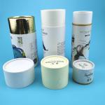 Custom Cardboard Deodorant Composite Paper Tube Cans With PE Lid