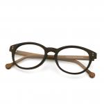 Elliptic Wood Copy Acetate Optical Glasses Frame Wholesale MR 251013 for sale