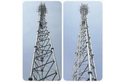China Customizable 3 Leg Lattice Telecommunication Tower For High Altitude Signal Transmission supplier