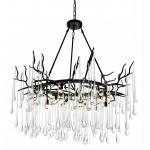 3000K 4000K 6500K Modern Crystal Chandelier Clear Glass Drop Chandelier for sale