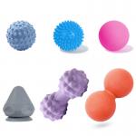 Silicone Peanut Lacrosse Ball Trigger Point Massage Ball Set For Myofascial / Deep Tissue for sale