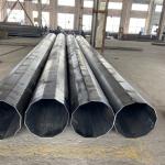 Polygonal Q235 Wind Power Pole Generation Galvanized Steel Pole