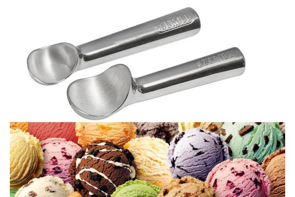 Professional Sugar Cones / Heavy Duty Ice Cream Scoop With Heat Conductive Fluid