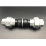 BSPT Threaded Rubber Expansion Joint NPT Double Sphere Flex Connector Compensator for sale