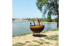 China 6mm Thickness Large Corten Fire Pit Customizable supplier
