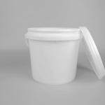 Stackable Five Gallon Plastic Buckets Snap On Lid For Secure Storage for sale