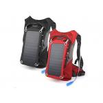 Custom Solar Powered Laptop Backpack / Solar USB Charger Backpacking for sale