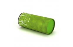 China Green Round Whole Paper Tube Packaging For Tea Packaging supplier