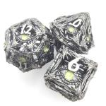 Sharp Resin Dice  Wear Resistant Hand crafted Dice Set Neat Sharp Edges for sale
