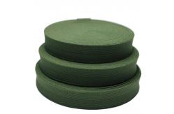 China Custom 3/4 Inch Woven Thick Binding FOE Stretch Webbing Fold Over Elastic supplier