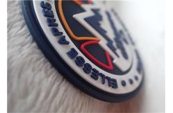 China Professional Custom Round Silicon Patches For Clothing Eco - Friendly supplier