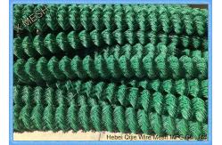 China PVC Coated Galvanized Diamond Chain Link Wire Mesh Fence Fabric 4 Foot Height supplier