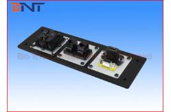 China Multifunctional Multimedia Wall Socket Plates With Aluminum Alloy Panel supplier
