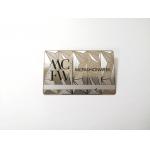 Frosted Engraved Silver Etch Metal Business Cards 85x54mm