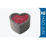 2017 Heartshaped Beautiful Paper Gift Box Cardboard Flower Boxes With Pvc Window for sale