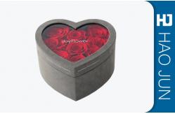 China 2017 Heartshaped Beautiful Paper Gift Box Cardboard Flower Boxes With Pvc Window supplier