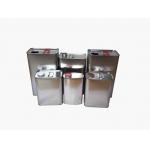 3L Automotive Paint Cans 0.22mm Large Rectangular Tin Containers