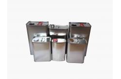 China 2000ml Small Rectangular Tin Containers Automobile Paint Empty Tin Cans supplier