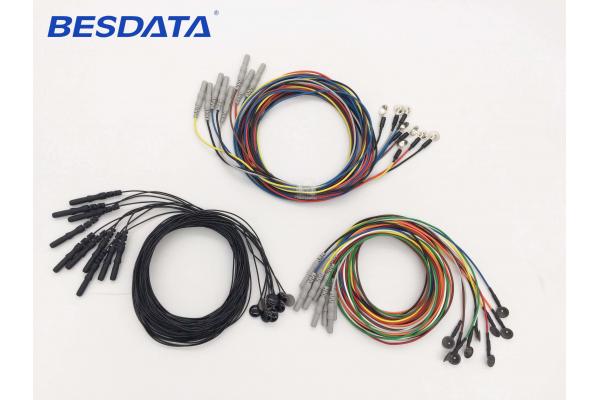 Various EEG Electrodes Materials ( coated gold , pure silver , coated AgCl )