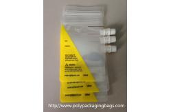 China Clear plastic Stand Up Water container pouch with spout W13 x  L27cm supplier