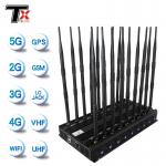 High Power 5-50 Meter WiFi Signal Jammer With Fiberglass Omnidirectional Antenna for sale